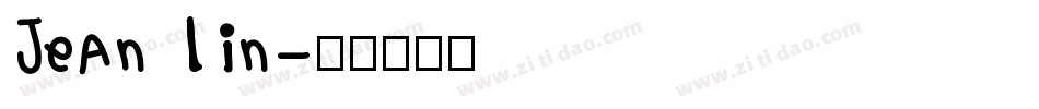 Jean lin字体转换